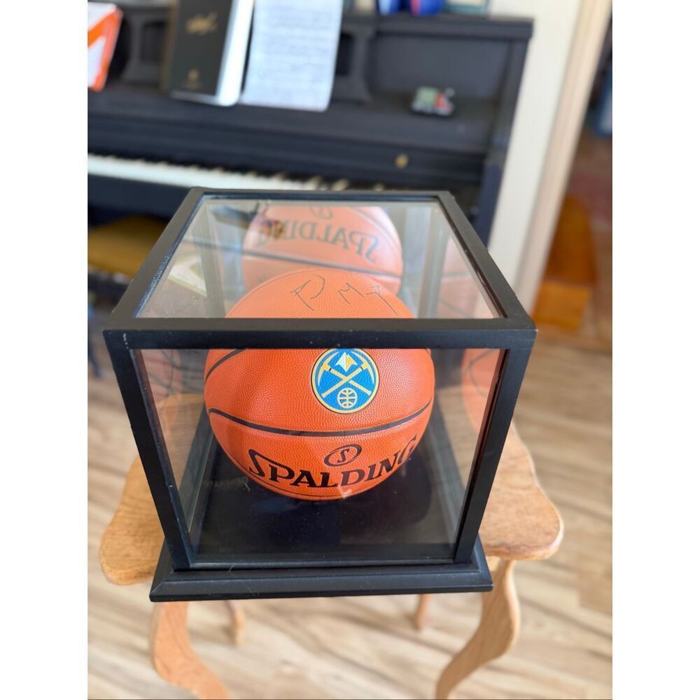 PAUL MILLSAP AUTOGRAPHED FULL SIZED BASKETBALL (DENVER NUGGETS) W/ DISPLAY CASE - Picture 2 of 11